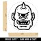 Cyclops Monster Head Fantasy Creature Self-Inking Rubber Stamp Crafting Planner